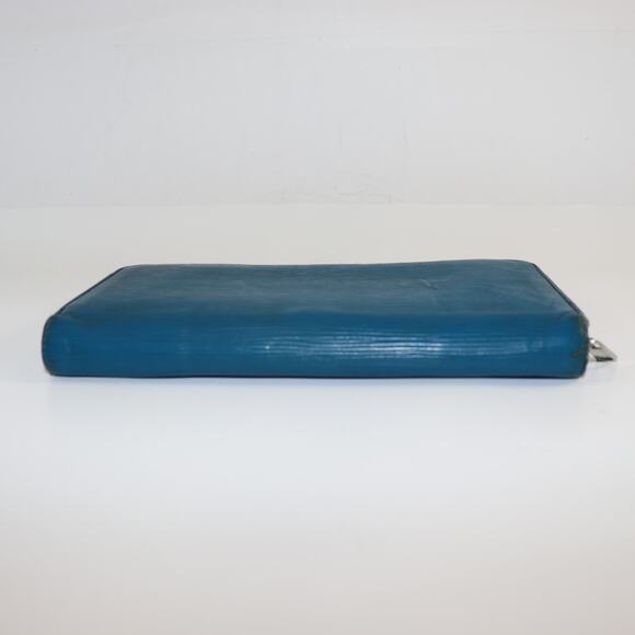 Louis Vuitton Blue Epi Leather Zippy Wallet – Long Style, Wear on Corners - Picture 4 of 8